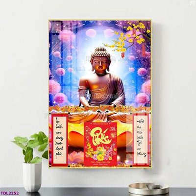 File tranh File in đốc lịch tết block lịch TDL2252 (ảnh gốc) chi tiết rõ ràng