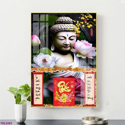 File tranh gốc File in đốc lịch tết block lịch TDL2263 (sắc nét từng chi tiết)