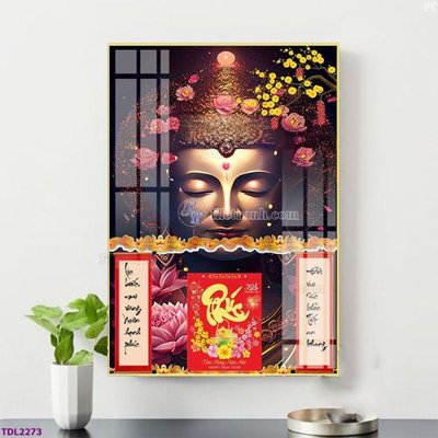 File in lụa File in đốc lịch tết block lịch TDL2273 (tân cổ điển) File in đốc lịch tết block lịch TDL2273