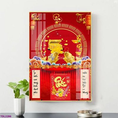 File tranh File in đốc lịch tết block lịch TDL2286 (gốc) chủ đề tĩnh vật