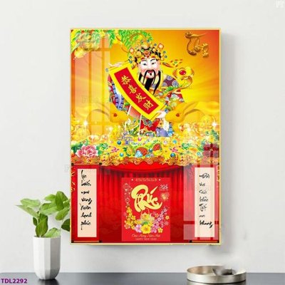 File in trần File in đốc lịch tết block lịch TDL2292 (bản gốc) 5D