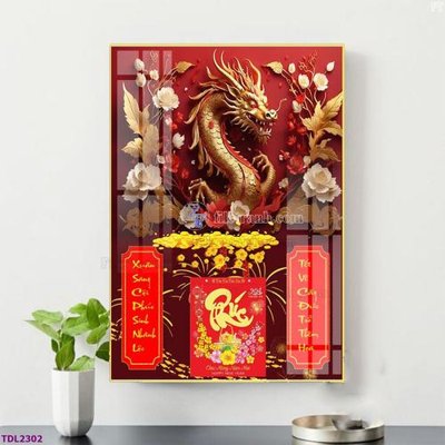 File gốc File in đốc lịch tết block lịch TDL2302 (chủ đề hiện đại) trang trí