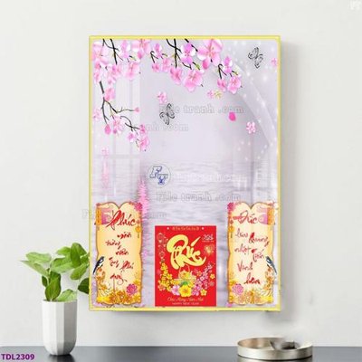 File in ấn File in đốc lịch tết block lịch TDL2309 (bản gốc) từ file gốc