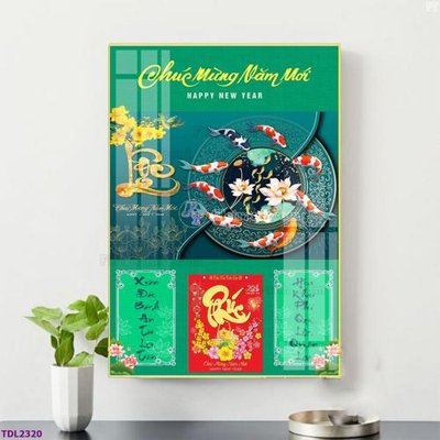 File in trần File in đốc lịch tết block lịch TDL2320 (file gốc) phong thủy