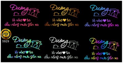 File tranh Đường về là vào tim ta dẫu nắng mưa gần xa (gốc) in vải canvas