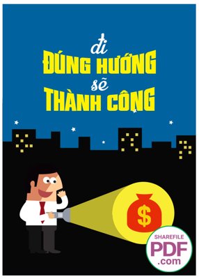 File tranh Đi đúng hướng sẽ thành công file vector PDF (gốc) in vải canvas