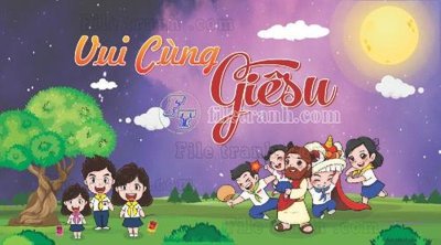 File tranh 10+ Vui trung thu cung chua Giesu (8)_1 (bản gốc) treo tường