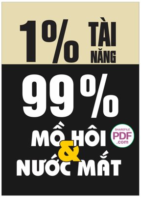 File gốc in ấn 1% tai nang 99% mo hoi va nuoc mat file vector PDF độ phân giải cao