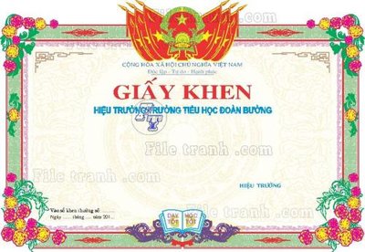 Tải file 35+ Giay khen file corel (2) (gốc) làm file tranh quảng cáo