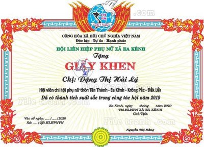 File ảnh 35+ Giay khen file corel (36) (gốc) in decal dán tường
