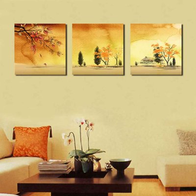 Tải file 4Tranh ghép phong cảnh treo tường trang trí phòng #43 (gốc) làm file in ấn