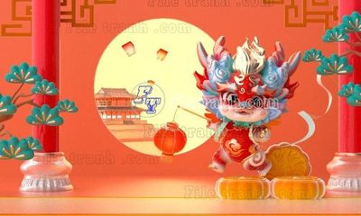 Download file gốc Anh rong cute 3D (14) (in mica) trong suốt