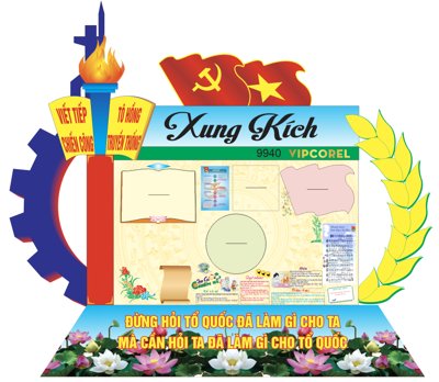 File gốc Báo tường Viết tiếp chiến công Tô Hồng Truyền Thống (phong cách) châu Âu