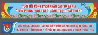 Hình ảnh file gốc Băng rôn đại hội đại biểu đoàn TNCS Hồ Chí Minh 2024 (chất lượng cao)