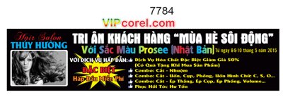 File in lụa Băng rôn Hair salon Thúy Hường - tri ân khách hàng (hoa văn) Băng rôn Hair salon Thúy Hường - tri ân khách hàng