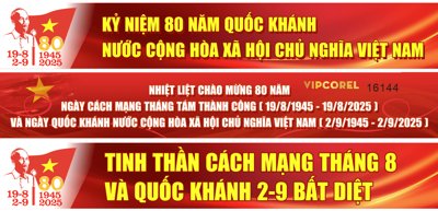 Tệp tin gốc Băng rôn kỷ niệm 80 năm Quốc Khánh 2025 #3 (dùng cho in) Băng rôn kỷ niệm 80 năm Quốc Khánh 2025 #3