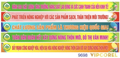 File gốc Băng rôn xây dựng nông thôn mới - đô thị văn minh (ảnh chi tiết) để in lụa