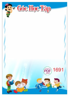 Tải file Bảng Góc học tập trong phòng học file PDF & CDR (gốc) chủ đề hoa sen