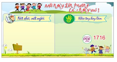 File in lụa Bảng Nét chữ - nết người - tay khéo hay làm file PDF & CDR (phong cảnh) Bảng Nét chữ - nết người - tay khéo hay làm file PDF & CDR