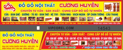 Download file gốc Bảng biển Quảng cáo Đồ gỗ nội thất Cường Huyền (in mica) trong suốt