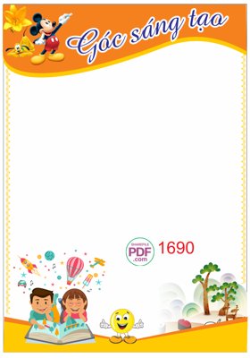 File gốc Bảng góc sáng tạo trong phòng học file PDF & CDR (PSD/TIFF) độ phân giải cao