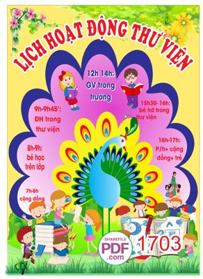 File tranh PSD Bảng lịch hoạt động của thư viện file PDF & CDR chất lượng cao