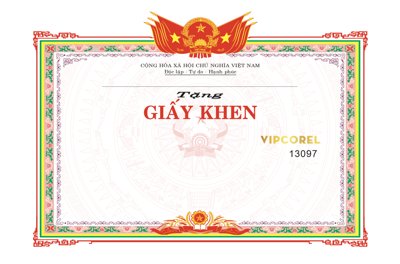 Tải về file gốc Bằng khen dùng cho các ban ngành nhà nước (dùng cho in quảng cáo)