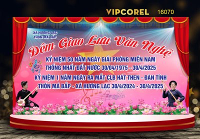 Tệp tin gốc Backdrop Đêm giao lưu văn nghệ kỷ niệm 30/4-01/5 (chất lượng) Backdrop Đêm giao lưu văn nghệ kỷ niệm 30/4-01/5