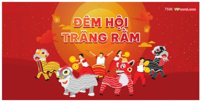 File gốc Backdrop Đêm hội trăng rằm - trung thu 2023 #2 corel (bản quyền) cho in ấn