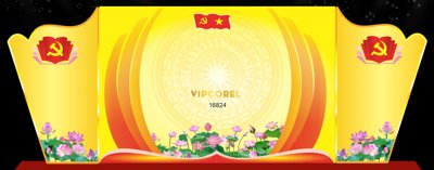 Download file Backdrop Đại Hội đại biểu đảng bộ xã Phục Linh (chuẩn in) Backdrop Đại Hội đại biểu đảng bộ xã Phục Linh