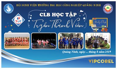 File gốc Backdrop CLB học tập sinh viên trường Tuyển thành viên (thiết kế) cho in ấn