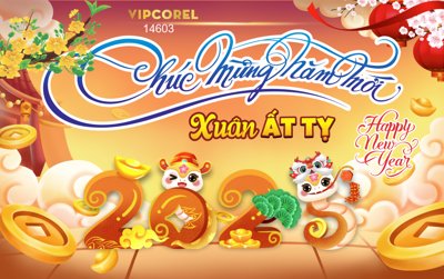 File in mica Backdrop Chúc mừng năm mới 2025 #248 file corel (bản gốc) làm vách ngăn