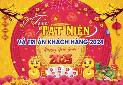 Hình ảnh gốc Backdrop Chúc mừng năm mới 2025 #256 file corel (để in khổ lớn)