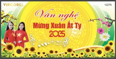 File gốc Backdrop Chúc mừng năm mới 2025 vector corel (in mica) cắt laser