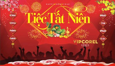 File tranh Backdrop Chúc mừng năm mới 2025 vector corel #47 (gốc) chủ đề thiên nhiên