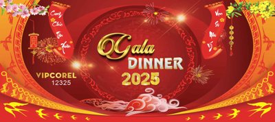 Download file gốc Backdrop Chúc mừng năm mới 2025 vector corel #51 (in lụa) tranh 3D