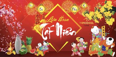 Tệp tin gốc Backdrop Chúc mừng năm mới 2025 vector corel #95 (dùng cho in ấn) chuyên nghiệp