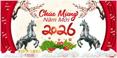 Download file Backdrop Happy New Year 2026 file corel #26 (gốc) in mica đèn LED