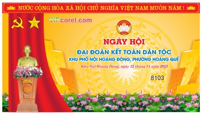 Tải về hình ảnh gốc Backdrop Ngày hội đại đoàn kết toàn dân tộc #6 sắc nét