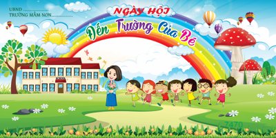 Tải file gốc Backdrop Ngày hội đến trường của bé 2023 #12 file corel (bản PSD) đầy đủ layer