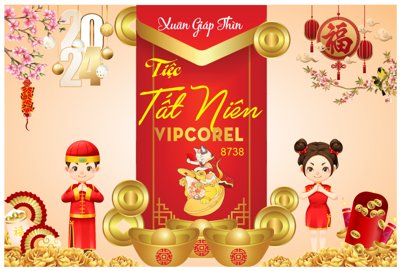 Mua file gốc Backdrop Xuân Giáp Thìn - tiệc tất niên 2024 #69 (in ấn) tại Filetranh.com