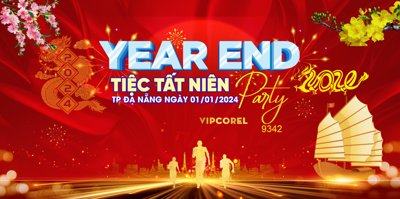 Cung cấp file tranh gốc Backdrop Year end Party 2024 vector #77 độc quyền