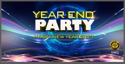 File in ấn Backdrop Year end party happy new year 2023 #21 (bản gốc) từ file gốc