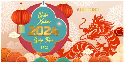 File gốc Backdrop chào xuân 2024 Giáp Thìn #53 file corel (ảnh rõ nét) để in