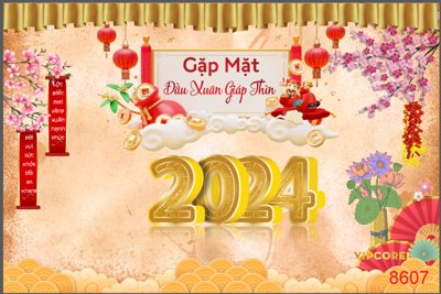 Tải file Backdrop chúc mừng năm mới Giáp Thìn 2024 #7 (gốc) làm file thiết kế