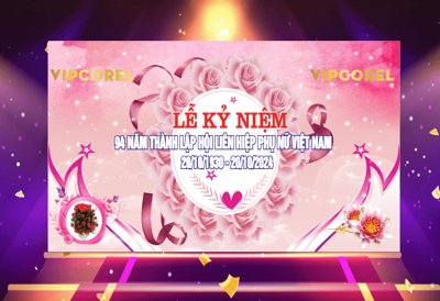 File tranh in trần Backdrop check in ngày phụ nữ Việt Nam 20/10 #12 (ảnh gốc siêu nét)