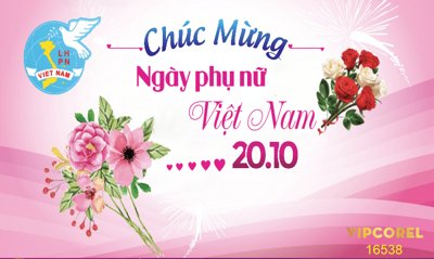 File in lụa Backdrop check in ngày phụ nữ Việt Nam 20/10 #14 (hoa văn) Backdrop check in ngày phụ nữ Việt Nam 20/10 #14