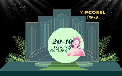 File gốc in ấn Backdrop check in ngày phụ nữ Việt Nam 20/10 #22 chất lượng vượt trội