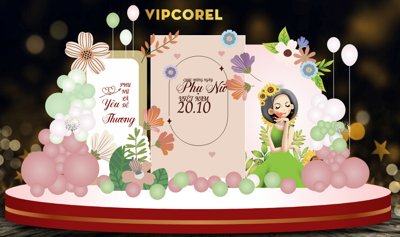 Tệp tin gốc Backdrop check in ngày phụ nữ Việt Nam 20/10 #6 (chất lượng) Backdrop check in ngày phụ nữ Việt Nam 20/10 #6