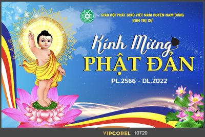 File tranh gốc Backdrop kính mừng đại lễ phật đản 2024 vector #10 (bản quyền) Filetranh.com